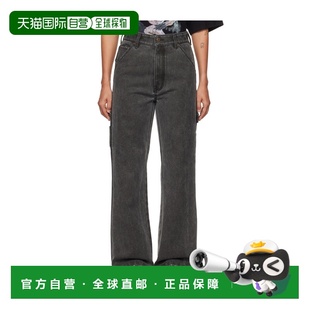 女士牛仔裤 多口袋牛仔裤 WDPT324265WBK 黑色 AW2024 WE11DONE