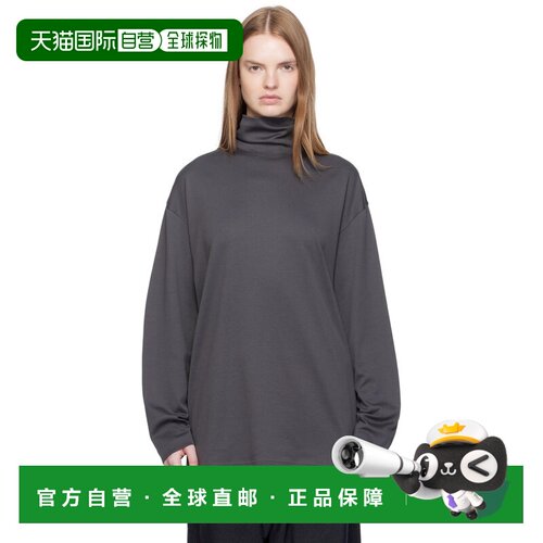 Lemaire 女士 灰色 Relaxed Mock Neck T恤 TO1467LJ1043上衣女装