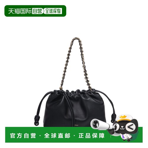 1h可退 LOEWE 女士斜挎包 A411FCRX021100 CO 黑色 中号Flamenco