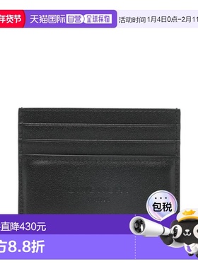 GIVENCHY 男士卡包 BK60G0K21L001 SS2026 黑色 PADDED 2X3CC CAR