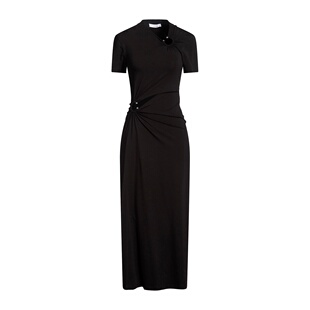 舒适时尚 潮奢 black黑色 中长连衣裙 Rabanne 女士