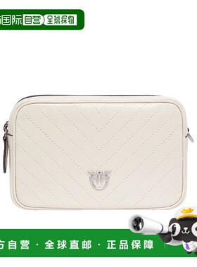 PINKO 女士斜挎包 104336A2JCZ14E AW2025 白色 拉链单肩包