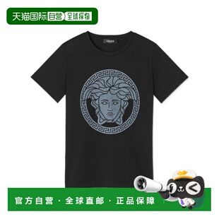 SS2025 10183421A129782B200 黑色 女童衬衫 VERSACE