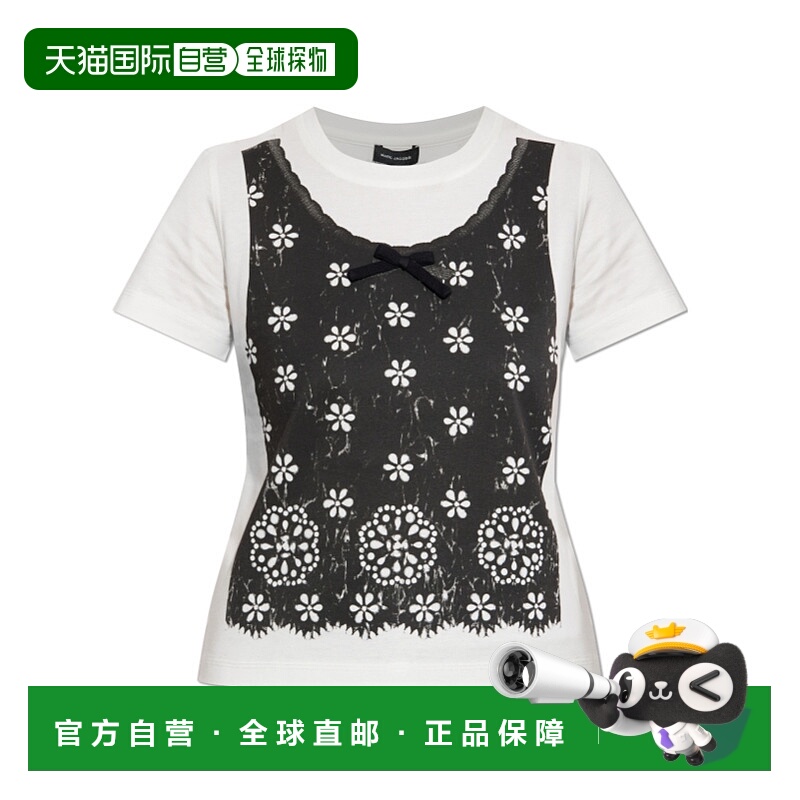 1h可退 MARC JACOBS 女士T恤 2F5RTP081C26101 AW2025 花色短袖