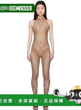 1h可退 潮奢 Poster Girl 女士 驼色 Fetch Halterneck Fishnet