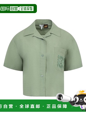 LOEWE 女士POLO衫 S616Y05X468727 CO 军绿色 短袖衬衫