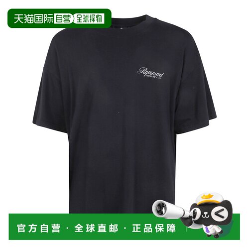 Represent 男士T恤 OCM41201098BLACK SS2026 黑色 支付后1h可退