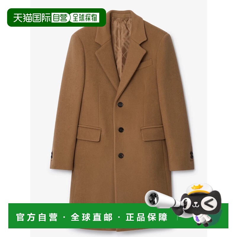 BURBERRY 男士大衣 8114750A1353 AW2025 驼色 Tailored coat