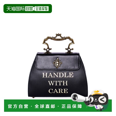 1h可退 MOSCHINO 女士单肩包 753280082555 AW2022 黑色 Handle w