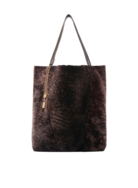 香港直邮CHLOÉ 女士手提包 CH25WS810Q4524X AW2025 深棕色 大号