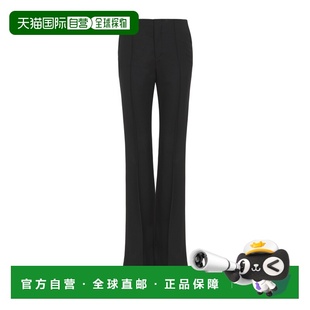 AW2024 C24APA32063001 黑色 碎跟羊毛修身 CHLOÉ 裤 女士休闲裤