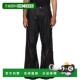 AW2025 RICK 黑色 皮裤 RU02E1343LSU09 OWENS 男士