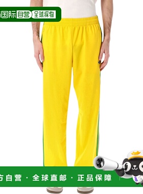 1h可退 潮奢 Adidas 男士 Firebird 黄色长运动裤 KD3840E