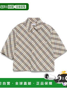 BURBERRY 女士衬衫 8101121C1849 SS2025 灰色 Short sleeves, bu