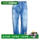 潮奢 舒适时尚 Dsquared2 男士 1h可退 blue蓝色 二次方 牛仔长裤