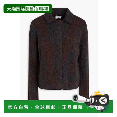 1h可退 潮奢 CLAUDIE PIERLOT 女士 条纹针织开衫 CFPCA00567GRIS