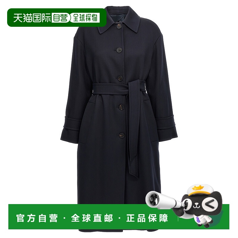 1h可退 潮奢 MaxMara 麦斯玛拉 女士 Studio Ilde 束帶大衣 25161