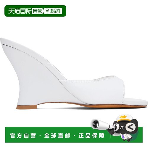 1h可退 潮奢 Maryam Nassir Zadeh 女士 白色 Lido Wedge 凉鞋 16