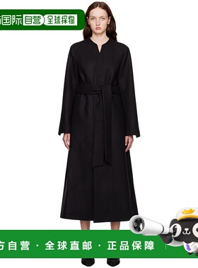1h可退 潮奢 BITE 女士 黑色 Minimal 大衣 1181520999呢大衣