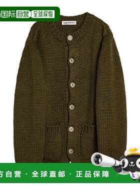 OUR LEGACY 男士针织衫 M4253OO AW2025 绿色 长袖羊毛开衫