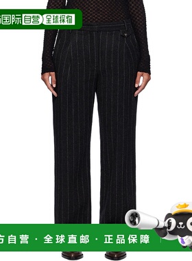 1h可退 潮奢 THE GARMENT 女士 黑色 Richard 长裤 20770直筒裤