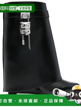 GIVENCHY 女士高跟鞋 BE602RE147001 SS2025 黑色 Shark Lock靴子