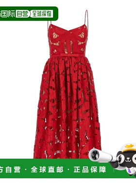 1h可退 SELF-PORTRAIT 女士连衣裙 PF25013MR AW2025 红色