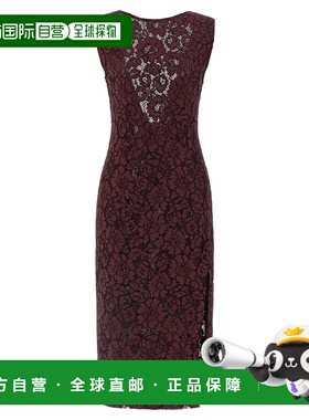 PINKO 女士连衣裙 106588A330R57 SS2026 酒红色 'Drupa' dress