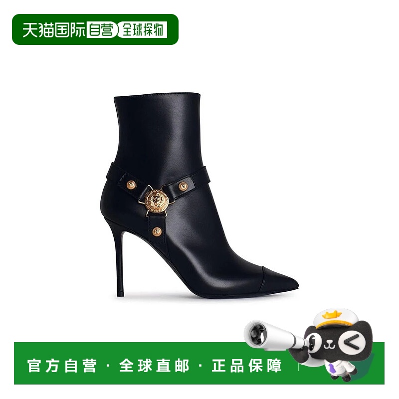 1h可退 BALMAIN 女士高跟鞋 DN1TE012LVIT0PA-12 AW2024 黑色