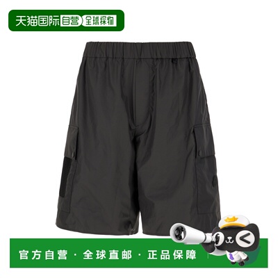 MONCLER 男士短裤 2B00003598AS999 SS2026 灰色 Slate nylon ber