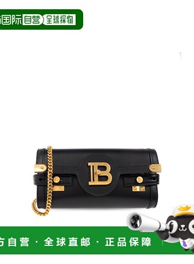 BALMAIN 女士斜挎包 FN1LE596LAVE0PA AW2025 黑色 B-Buzz 23徽标