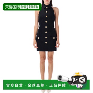 巴尔曼 Balmain 女士 纽扣装 FF1R5131WC09 1h可退 饰连衣裙 潮奢