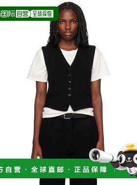 1h可退 潮奢 Guest in Residence 女士 黑色 Tailored 马甲 W1031