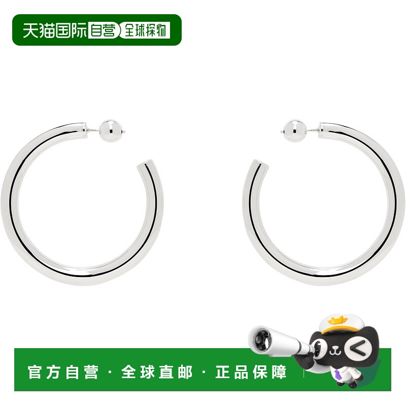 1h可退 潮奢 Sophie Buhai 女士 银色中号 Everyday 耳环 PCE03SS