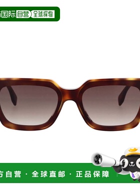 FENDI 女士眼镜 FE40099I53B SS2024 黑色 徽标太阳镜