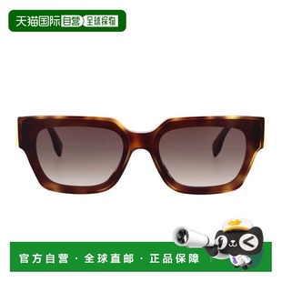 黑色 FENDI SS2024 FE40099I53B 徽标太阳镜 女士眼镜