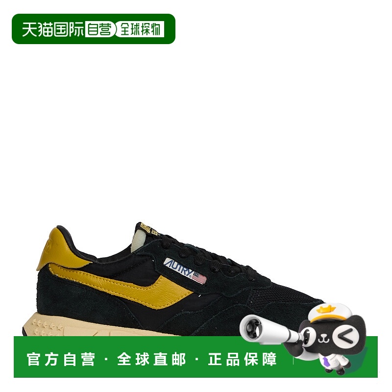 1h可退 AUTRY 男士休闲鞋 WWLMUT2121 AW2025 黑色 Sneakers Reel