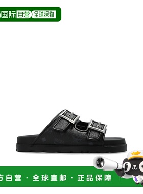 MCM 男士凉鞋 MEXFSMM020BK SS2026 黑色 Flip-flops with logo
