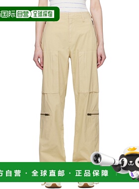 1h可退 潮奢 rag bone 瑞格布恩 女士 驼色 Kai 长裤 WAW23S7005A