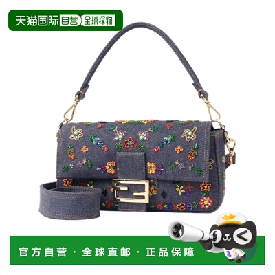 FENDI 女士手提包 8BR600AWVOF0B3Y SS2026 花色 Baguette 单肩包