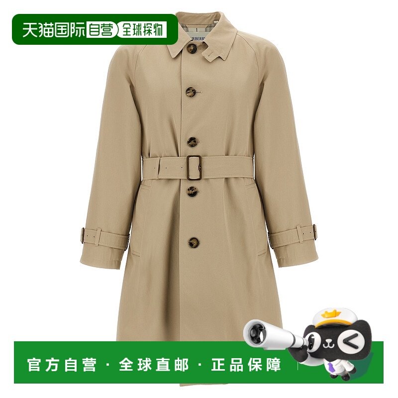 1h可退 潮奢 Burberry 巴宝莉 男士 华达呢风衣 8108800FOSSIL
