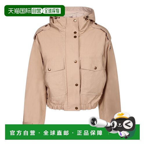 MONCLER 女士夹克 1A00134599CU23Q SS2026 黑色 Beige cotton bl