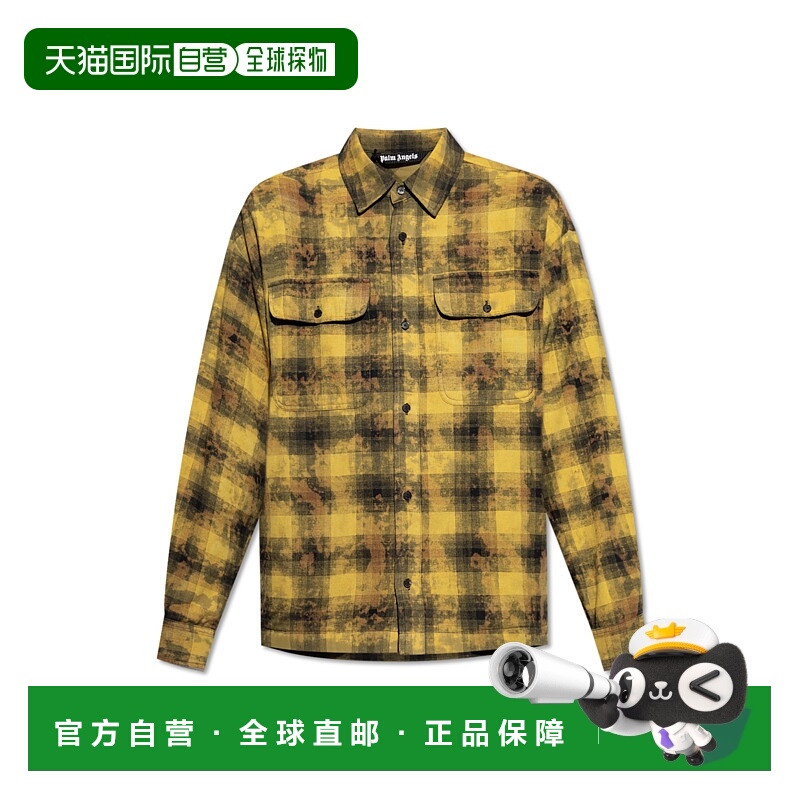 1h可退 PALM ANGELS 男士衬衫 PMGE043F25FAB0025810 AW2025