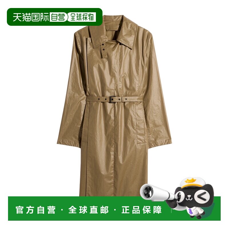 1h可退 LEMAIRE 女士外套 OW1201LF1381GR643 SS2026 绿色风衣