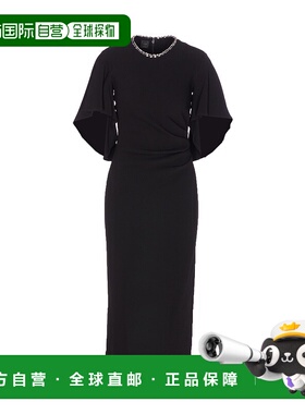 PINKO 女士连衣裙 105583A2Q2Z99 AW2025 黑色 圆领连衣裙