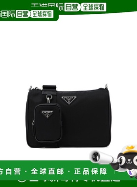 PRADA 男士斜挎包 2VH1132DMHF0002 CO BORSA 黑色单肩包