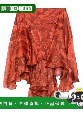 1h可退 ETRO 女士半身裙 99SA1K2WRFA0171X0852 AW2025 橙色