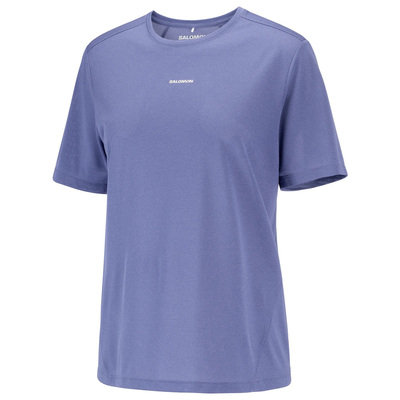 SALOMON 女士T恤 LC2776300MARLIN SS2026 蓝色 SHKOUT CORE