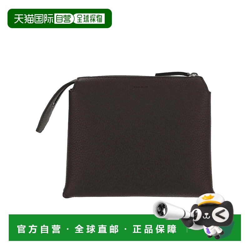 1h可退 THE ROW 女士手提包 W1235L129DEOS AW2025 黑色 拉链单肩