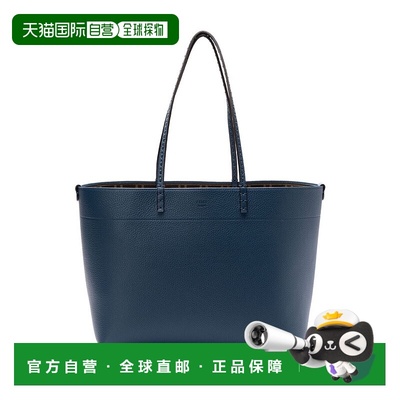 FENDI 女士手提包 8BH428AS84F1PQF AW2024 蓝色 中号 Roll 购物
